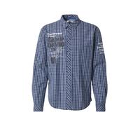 CAMP DAVID Camicia blu / blu colomba / bianco Uomo CAMP DAVID L