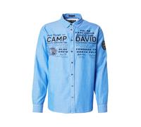 CAMP DAVID Camicia blu / nero Uomo CAMP DAVID L