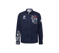 CAMP DAVID Camicia 'Laser Sailing' navy / blu chiaro / rosso / bianco Uomo CAMP DAVID M navy / blu chiaro / rosso / bianco