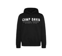 CAMP DAVID Felpa nero / bianco Uomo - Abbigliamento - Taglie comode - Felpe CAMP DAVID S