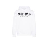 CAMP DAVID Felpa nero / bianco Uomo - Abbigliamento - Taglie comode - Felpe CAMP DAVID S