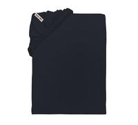 CAMP DAVID Lenzuolo con angoli Jersey, adatto per materassi 180-200 x 200 cm, 100% cotone, blu navy