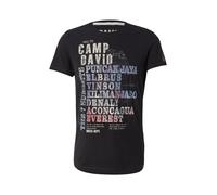 CAMP DAVID Maglietta blu cielo / grigio chiaro / rosso pastello / nero Uomo CAMP DAVID S