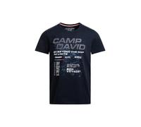 CAMP DAVID Maglietta 'French Coast I' marino / blu chiaro / rosso / bianco Uomo - Abbigliamento - Taglie comode - Maglie e T-shirt CAMP DAVID XXL