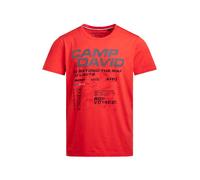 CAMP DAVID Maglietta 'French Coast I' rosso / nero / bianco Uomo - Abbigliamento - Taglie comode - Maglie e T-shirt CAMP DAVID XL