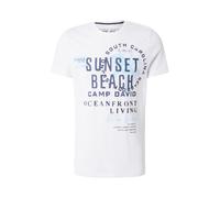 CAMP DAVID Maglietta marino / blu chiaro / bianco Uomo - Abbigliamento - Taglie comode - Maglie e T-shirt CAMP DAVID L