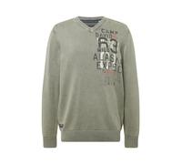CAMP DAVID Pullover antracite / cachi / rosso fuoco / bianco Uomo CAMP DAVID XXXL antracite / cachi / rosso fuoco / bianco
