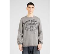 CAMP DAVID Pullover blu / grigio / nero, Taglia XXL