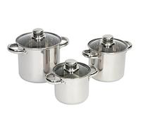 Camp-Gear Royal Plus, 3 pentole in Acciaio Inox