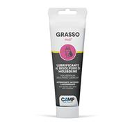Camp GRASSO MOS2, Grasso Lubrificante al Bisolfuro di Molibdeno per Carichi Pesanti e Temperature Elevate, Anti-grippante e Anti-usura, 150 ml