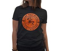 Camp Half-Blood Cabin Thirteen Hades Maglietta Donna Nera Size S