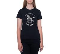Camp Half-Blood Hades - Cabin 13 Maglietta Nero da Donna a Maniche Corte Girocollo T-Shirt Womens Black S