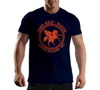 Camp Half-Blood New York T-Shirt da Uomo Blu Navy Size S