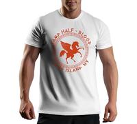 Camp Half-Blood New York T-Shirt Maglietta Bianca per Uomo Size XL