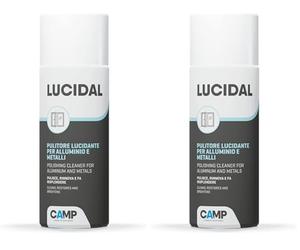 CAMP Lucidal - Polish Lucidante Spray per Alluminio Metalli e PVC ad Azione Protettiva, Ideale per Rinnovare e Lucidare le Superfici - Elimina Rapidamente Aloni e Impronte, Made in Italy, 400 ml