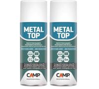 CAMP Metal Top- Protettivo Trasparente Lucido Spray per Metalli Anticorrosivo e Antigraffio, Vernice Spray per Metallo Idrorepellente, Asciuga Rapidamente e Protegge le Superfici, Made in Italy, 400ml