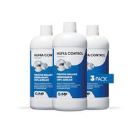 CAMP Muffa Control Fissativo, isolante e consolidante 100% acrilico, resistente a muffa e altri microrganismi, Per muri interni ed esterni, A base acqua, 3x1 L