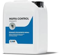 CAMP Muffa Control Risanante - Trattamento Antimuffa per Muri Interni ed Esterni, Soluzione Risanante Pronta all'Uso - Inattiva le Muffe Esistenti ed Evita la Ricomparsa - Prodotti Pulizia Casa, 5 l