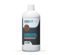 CAMP Oxi Kit 01 - Attivatore Ruggine per Superfici in Ferro, Corten e Acciaio Grezzo, Accelera l'Ossidazione dei Metalli Ferrosi e Li Protegge nel Tempo Mantenendo l'Effetto Ruggine, Made in Italy, 1l