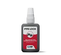 CAMP PTFE Lock - Sigillante Isolante Impermeabile per Tubi e Raccordi Filettati, Resiste a Sbalzi Termici, Vibrazioni e Urti, Idoneo per Impianti Civili e Industriali di Aria, Gas, Acqua e Oli, 50 ml