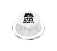 Camp Rain Repeat Campeggio Pioggia PopSockets PopGrip per MagSafe