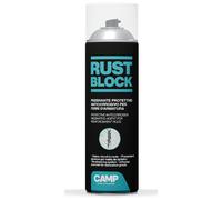 CAMP Rust Block Passivante - Protettivo Spray Per Ferri d'Armatura Anticorrosivo, Promuove l'Adesione per Malte e Crea una Barriera Protettiva - Pronto all'Uso, Indicato per Interni ed Esterni, 500ml