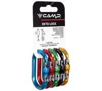 Camp - Set 5 moschettoni - Rack Pack Ekto Lock in Alluminio