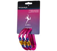 Camp - Set di 3 moschettoni a vite ultraleggeri - Pack Photon Lock Janja - Rosa