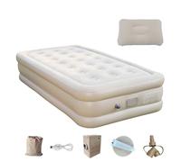 Camp Sleeping Pad, materasso da campeggio gonfiabile, mattress da campeggio a doppio ispessito alle stelle, tappetino portatile di lusso con pompa integrata per escursioni e all'aperto