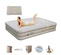 Camp Sleeping Pad, Materasso da Campeggio Gonfiabile | Mattress di Campeggio a Doppio letto ispessito alle stelle,Tampone a Pelo con Pompa a Pompa incorporata Stuoia d'aria per ed esterno