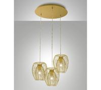 CAMP SOSPENSIONE ORO OPACO 3LUCI 3677-47-225
