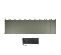 Camp Stove Windscreen, Camping Stove Insulation Screen Foldable, 32.48x9.65x0.04in Fire Shield with 10 Plates, Portable Grill Wind Guard for Hiking, Picnic, Backpacking