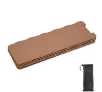 Camp Stove Windscreen, Camping Stove Insulation Screen Foldable, 32.48x9.65x0.04in Fire Shield with 10 Plates, Portable Grill Wind Guard for Hiking, Picnic, Backpacking