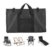 Camp Table Storage Bag, Large-Capacity Dining Table Organizer, Durevole e Multi-Purpose Design, Protective Picnic Container for Beach, Hiking, and BBQ, 61 x 12,5 x 36 cm, Oxford Cloth