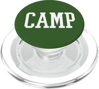 Camp Varsity Lettera Camping Life Camper Campfire Esplora PopSockets PopGrip per MagSafe