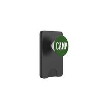 Camp Varsity Lettera Camping Life Camper Campfire Esplora PopSockets PopWallet per MagSafe
