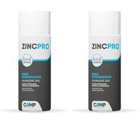 Camp ZINC PRO Spray, Zinco Galvanizzante professionale, Protettivo, Antiossidante, chiaro e brillante, 400 ml (Confezione da 2)