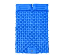 CAMPAGGIO CAMPING - Materasso da campeggio | Mat di sonno d'aria | Matro permanenti gonfiabili con cuscino | Pompa del piede per cuscino incorporato per sacca per lettino | Attrezzatura portatile con