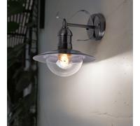 Campagna Casa Lampada Parete Illuminazione Cortile Esterno Faretto Inox Lanterna [EEK: Inaditato]