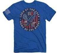 Campagna Di Il Gratuito Casa The Brave Aquila Bandiera Americana U.S.A T-Shirt
