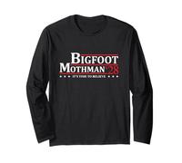 Campagna elettorale criptica del presidente di Bigfoot Mothman 2028 Maglia a Manica
