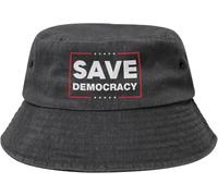 Campagna Elettorale Salva E Difendi La Nostra Democrazia Uomo Donne Cotone Cappelli di Benna Protezione Solare Secchio Cappelli Pieghevole Bucket Hat per Spiaggia All'Aperto Estate