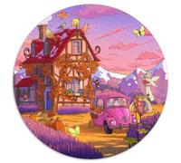 campagna favolosa1000 Pezzi Rotonda Puzzle paesaggioAdulti Bel Regalo Per Amici Di Famiglia Edugattoivi Per Bambini Puzzle Difficile1000pcs (67.5x67.5cm)
