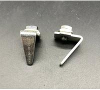 CAMPAGNOLO C-RECORD CHORUS VICTORY TRIOMPHE TOE CLIP PLATES SET & GUIDE NOS NIB
