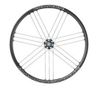 CAMPAGNOLO COPPIA RUOTE CERCHI BICI ZONDA C17 DB 11V GRAFICA BIANCA