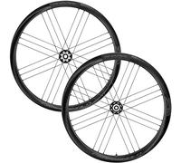 Campagnolo Shamal C21 2-way Fit Carbon Disc Tubeless Road Wheel Set Nero 12 x 100 / 12 x 142 mm / Sram XDR Black