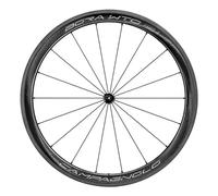Coppia Ruote Campagnolo Bora WTO 45 C19 Tubeless Ready 2-Way Fit Pattino, Grafica Bianca, 12V, Profilo 45mm in Carbonio
