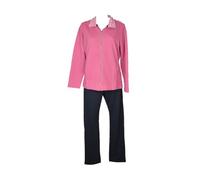 Campagnolo Tuta donna DYNAMIC F.LLI completo tempo libero estiva aperta con zip pantalone elastico in vita articolo 8E76431, 448H Orchidea/blu, L