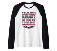 Campaign Manager Student Council Vibes Giornata delle Elezioni Scolastiche Maglia con Maniche Raglan