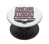 Campaign Manager Student Council Vibes Giornata delle elezioni scolastiche PopSockets PopGrip Adesivo